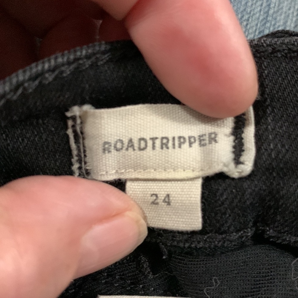 Madewell Roadtripper Skinny Black jeans Waist 24” good condition - Picture 5 of 7